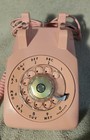 Vintage 1957 Western Electric Bell System Pink Rotary Desk Phone Cd 500