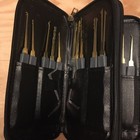 24pcs Emergency Locksmith Opener Tool Set Stainless Steel Car   Door Repair Kit