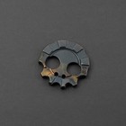 New  Hitex X Playge Skall Titanium Edc Chip  Distressed Bronze Anodized