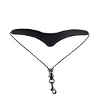 Levy s Leather Mindi Abair Signature Leather Saxophone Strap  Black Florentine