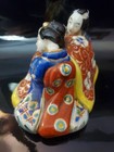 Vintage Kutani Erotic Couple Japenese Porcelain 