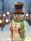 Blow Mold Replacement Carrot Nose For A 40  Snowman From Empire Or General Foam