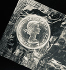 1964 Charlottetown Canada Proof Dollar-80  Canadian Silver Dollar-rcm Cellophane