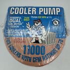 Max Cool Cooler Pump 11 000 230 Volt Model Mc11000-2 New Dual Coil Motor 1306
