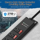 Rack Mount Pdu Power Strips 8 Outlet Surge Protector Individual Switch 6ft