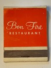 Bon Fire Restaurant Used Matchbook Cairo New York Ny Vintage Matches Old