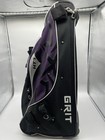 Grit Ht1 Hockey Tower Bag 36    Wheels Carry Handles Zipper Pockets Black Purple