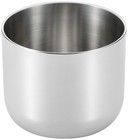 Yokoyama Sake Cup Stainless Steel Tsubameju No Technique Set Of 2 100ml Silver E