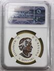 2014 Canada 9999   5 Dollar Fine Silver Maple  Gilt Reverse Proof Coin Ngc Pf69