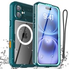 For Iphone 16 Plus Waterproof Case Magsafe Shockproof Heavy Duty Dropproof Cover