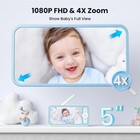 5   Wifi Video Baby Monitor Camera And Audio 2-way Talk Ptz Night Vision iegeek