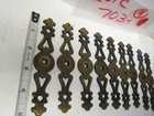 Lot Of 9 Vintage Amerock Provincial  5  Cabinet Backplate 703-1 Lot C - 1967 Can