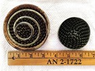 Vintage Spiral Metal Spiked Kenzan And Spiked Kenzan Flower Frogs