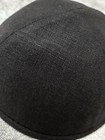 New Black Linen Kippah Yarmulke Yarmulka Kippa Kipa Jewish Head Covering Size 5 