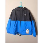 The North Face Antora Rain Hoodie Womens Xxl Blue Black Colorblock Windbreaker