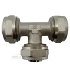 2 Pack Rapidair Maxline Compressed Air Piping 3 4  Equal Tee Fitting M8011