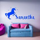 Custom Name Unicorn Nursery Wall Decor Personalized Wall Decal Vwaq - Cs8