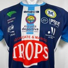 Club Balonmano Ciudad De M  laga 2016 Blue White Emec Handball Jersey Men s Xl