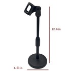 Desktop Microphone Lifting Stand 8 27inches-12 6inches Height Adjustable Table