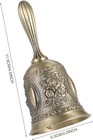 Hand Bell Service Call Vintage Metal Bells Dinner Wedding    