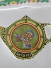 Celtic Peacock Bone China Teabag Holder Ireland