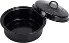 3-qt Black Covered Round Roaster Pan 