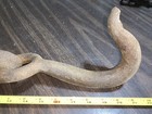 Large 21   vintage Block   Tackle Industrial Factory Crane Farm Pulley-hook Rustic