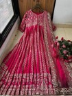 Anarkali Gown Pakistani Salwar Kameez Ready Made Suits Wedding Party Bollywood L