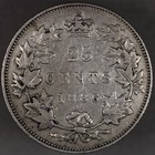 1886 Canada Silver 25 Cents