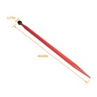 49  Hay Bale Spear Quick Attach 4500lbs W stabilizers Spike Fork For Tractors