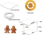 Cookie Turntable  7  Clear Decorating Turntable With Acrylic Bearing Base