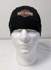 Harley Davidson Mens Gated Skull Cap Black Helmet Liner Mesh Skully Beanie Black