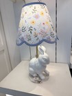 Pottery Barn Kids Rifle Paper Co  Ceramic Bunny Lamp  17  