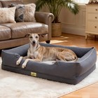 Xxl Orthopedic Dog Bed Calming Pet Sofa Couch Enhanced Bolster Deep Snuggle Bed