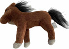 Yomiko Classics Realistic Mustang Horse Plush Brown Black 11 Inch Russ Berrie