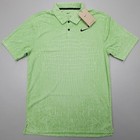 Nike Men s Tour Dri-fit Adv Geometric Textured Golf Polo Shirt Green