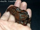 Japanese Boxwood Hand Carved Lobster Statue Netsuke Table Deco Old Collectable