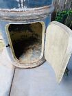 1905 Antique White Frost Refrigerator Co Industrial Pressed Steel Metal Ice Box