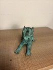 Benin Kingdom Bronze Spiritual Leopard Figure  Nigeria  Africa Sculpture