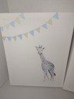 Stupell Ind  Safari Baby Room Decor Nursery Wall Art  Elephant Giraffes Set Of 3