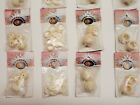 Beautiful Hand Carved Beads - Over 200 - Assorted Styles - Price Is For All  