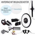 1kw 28   Electric Bicycle E-bike Conversion Kit Rear Wheel Hub Motor 48v New