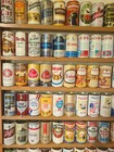 180 Steel Beer Can Display Collection Old German Schmidt Genny Animals Breweries