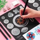 Spirograph Design Tin Set Learning Painting Toy Kids Art Travel Best Art Tools