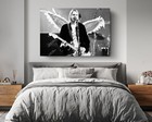 Kurt Cobain Angel Wings Music Poster Canvas Print Art Decor Wall