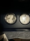 2012-s Us Mint American Eagle Silver Proof  1 2 Coin Set