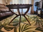Huge Moroccan Brass Coffee Table Vint Mcm 1950   s Rare 45 X 29 With Stand
