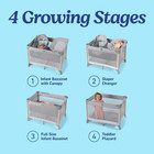 Graco Pack N    Play Caresuite Playard  Portable Playpen With Baby Bassinet  Sky