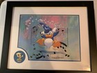 Disney Donald Duck Cell Print 2003 Philharmonic W  Mickey Pin  Certific  Of Auth