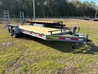New 7 5x20 Equipment Trailer Tandem Axle  2  Dove 14k Gvwr W  Ramps  Heavy Duty